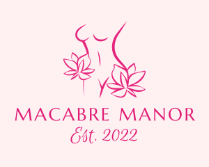 Floral Feminine Body logo design