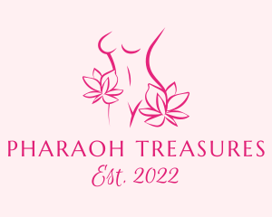 Floral Feminine Body logo design