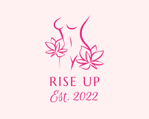 Floral Feminine Body logo design