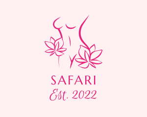 Floral Feminine Body logo design