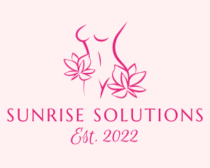 Floral Feminine Body logo design