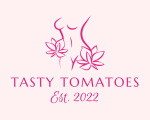 Floral Feminine Body logo design