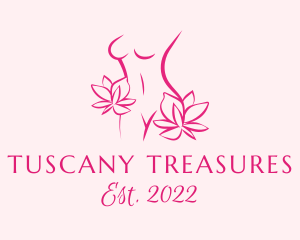 Floral Feminine Body logo design