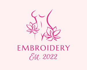 Floral Feminine Body logo design