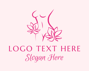 Floral Feminine Body Logo