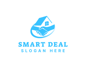 Deal - Real Estate Handshake logo design