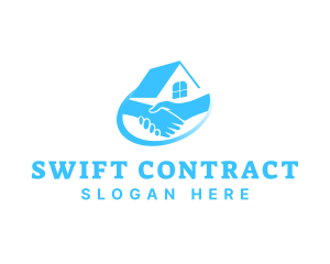 Contract - Real Estate Handshake logo design