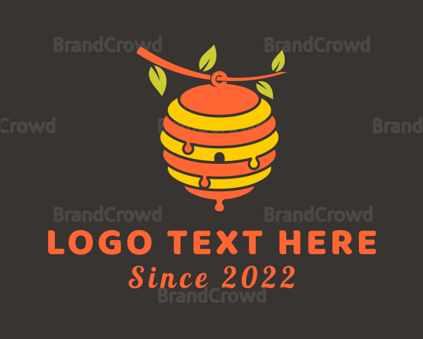 Tree Branch Beehive Logo