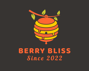 Tree Branch Beehive logo design