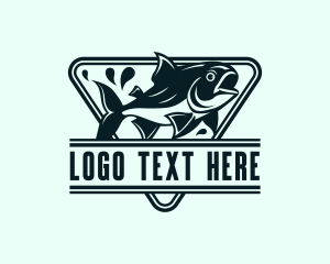 Sports Fishing - Marina Fisherman Fishery logo design