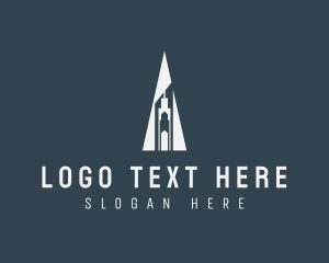 Architecture - Tower Building  Property logo design