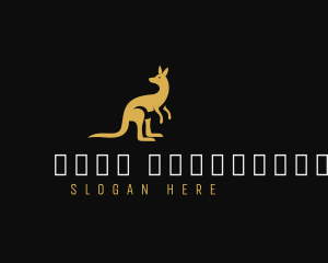 Wild - Kangaroo Animal Wildlife logo design