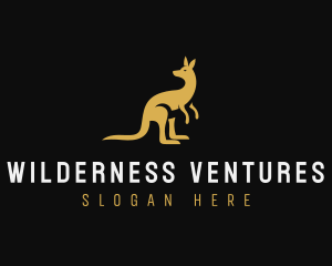 Outback - Kangaroo Animal Wildlife logo design