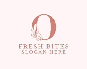 Beauty Wellness - Elegant Leaves Letter O logo design