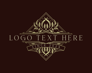 Vineyard - Luxury Ornament Vine logo design