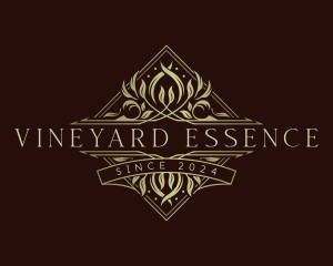 Luxury Ornament Vine logo design