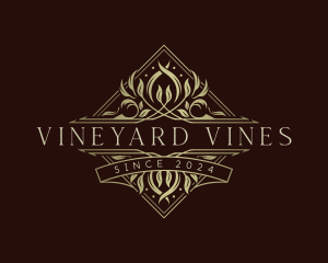 Luxury Ornament Vine logo design