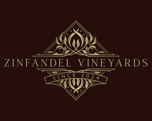 Luxury Ornament Vine logo design