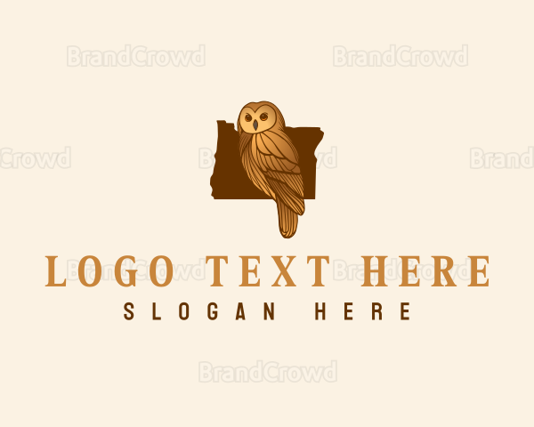 Oregon Owl Bird Logo