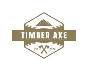 Mountain Axe Traveler logo design