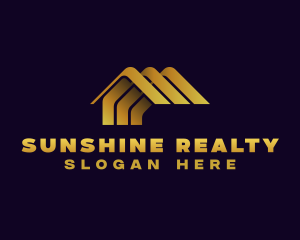 House Roofing Realty logo design