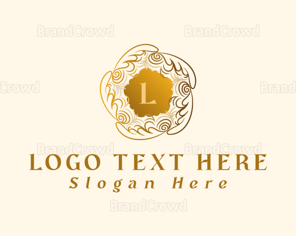 Elegant Boutique Wreath Logo