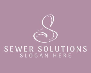 Wellness Spa Letter S  logo design