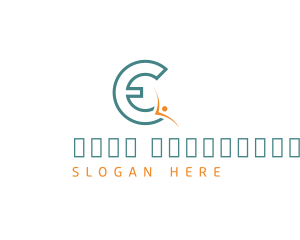 Pharmacy - Active Person Letter E logo design