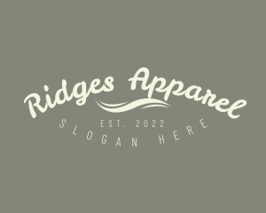 Retro Hipster Apparel logo design