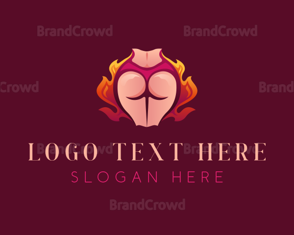 Sexy Hot Woman Logo