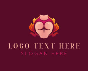 Woman - Sexy Hot Woman logo design