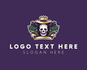 Mexican Dead Skull logo design