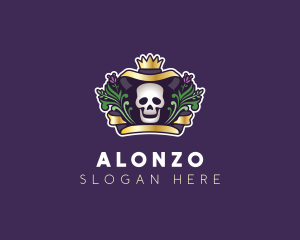 Mexican Dead Skull logo design