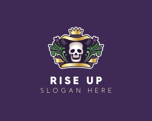 Mexican Dead Skull logo design