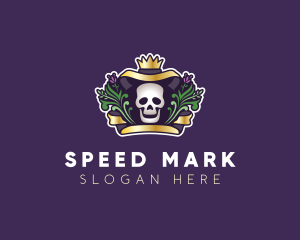 Mexican Dead Skull logo design