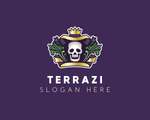 Mexican Dead Skull logo design