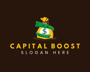 Loan - Money Bag Cash logo design