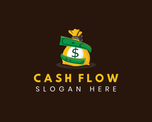 Money Bag Cash logo design