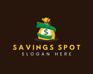 Money Bag Cash logo design