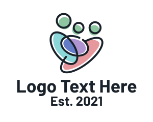Twitter - Multicolor Family Care logo design