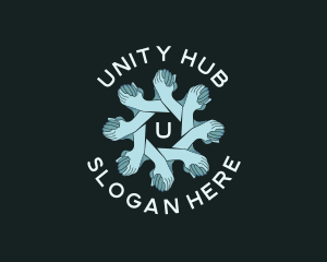 Hand Unity Community logo design