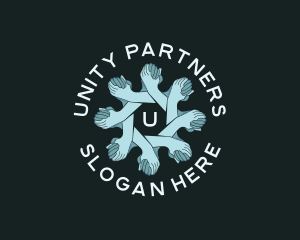 Hand Unity Community logo design