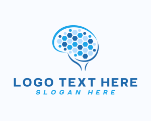 Think - Brain Mental Health logo design