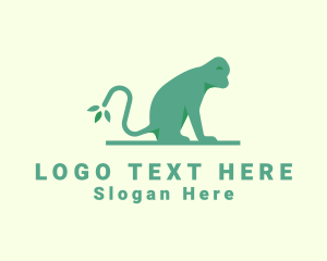 Jungle - Wild Forest Monkey logo design