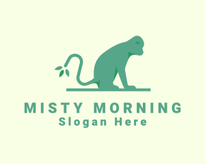 Wild Forest Monkey logo design