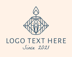Home Decor - Candle Light Decor logo design
