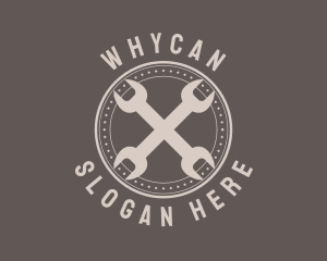 Mechanic Handyman Wrench Logo