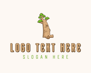 Tree Service - Baobab Tree Park logo design