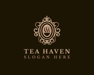 Coffee Tea Cup logo design