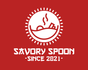 Soup - Asian Soup Bowl logo design